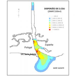 Modelação matemática da qualidade da água no estuário do Guadiana e zona costeira adjacentes